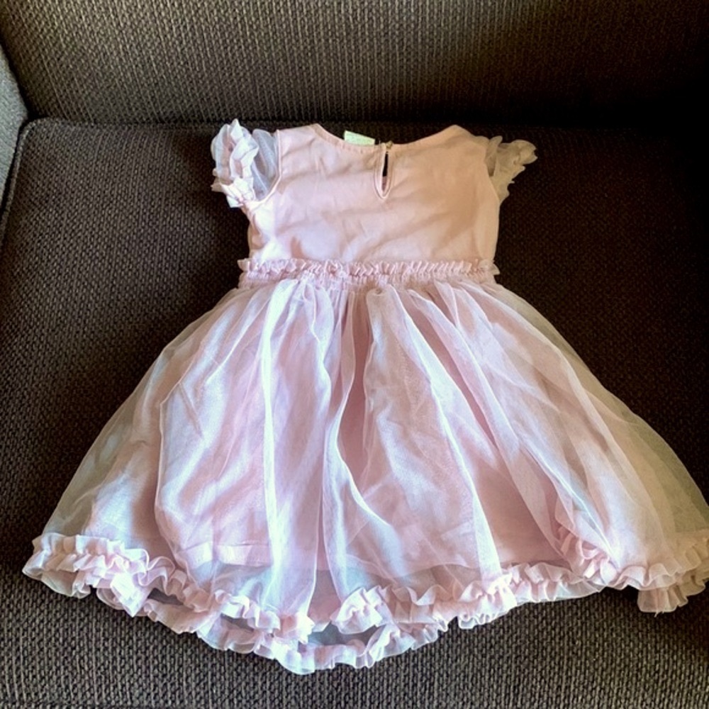 🦋3/$20 Tutus and Tambourines Girls Mesh Butterfly Dress 18 Months - Picture 5 of 7